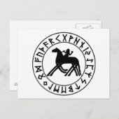 Postkartenschild Postkarte (Vorne/Hinten)