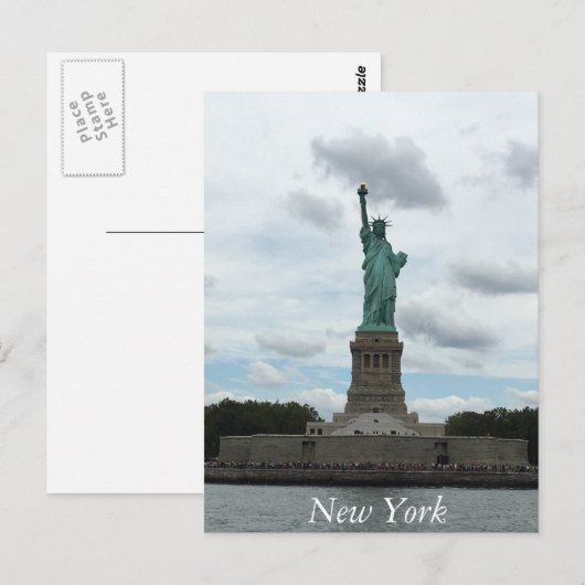 Postkartenstatue Postkarte (Vorne/Hinten)