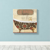 Postkartentaste Leinwanddruck (Insitu (Holzboden))