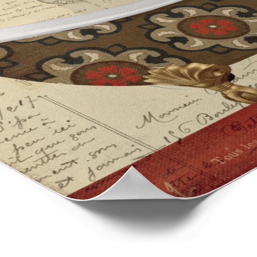 Postkartentaste Poster (Ecke)