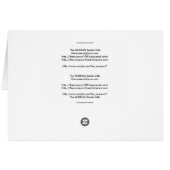 Postkartenvorlage Das MUSEUM Zazzle-Geschenk (Rückseite Horizontal)