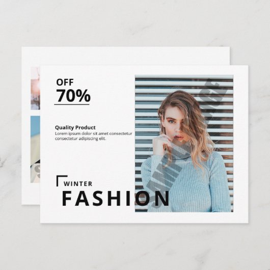 Postkartenvorlage Postkarte (Vorne/Hinten)