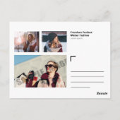 Postkartenvorlage Postkarte (Rückseite)