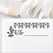 Postkreuz-ID-Label USA (Insitu)