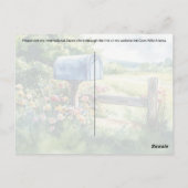 Postkreuz Land Postkarte (Rückseite)