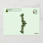 Postkreuzung - Annie the Cat und Christmas Elf Postkarte (Rückseite)