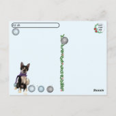 Postkreuzung - Cowboys Weihnachten - Katze Postkar Postkarte (Rückseite)