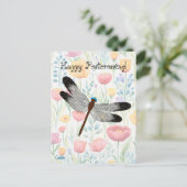 Postkreuzung der Dragonfly - Postkarte (Stehend Vorderseite)