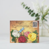 Postkreuzung der Dragonfly - Postkarte (Stehend Vorderseite)