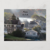 Postkreuzung - Foggy Maine Morning Postkarte (Vorderseite)