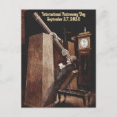 Postkreuzung - Internationaler Astronomietag Feiertagspostkarte (Vorderseite)