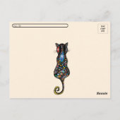 Postkreuzung - Katzenbild - Sundrop und Teddy Bear Postkarte (Rückseite)