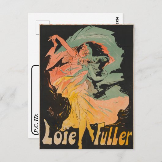 Postkreuzung - Kunst - Moderner Tanz Postkarte (Vorne/Hinten)