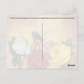 Postkreuzung Schmetterling - Postkarte (Rückseite)