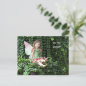 Postkreuzung Schöne Fairy Postkarte (Stehend Vorderseite)