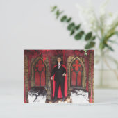 Postkreuzung - Vampirmonster / Halloween Postkarte (Stehend Vorderseite)