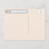 Postkreuzung - Vintages Päpstchen Kunsthandwerk Postkarte (Rückseite)