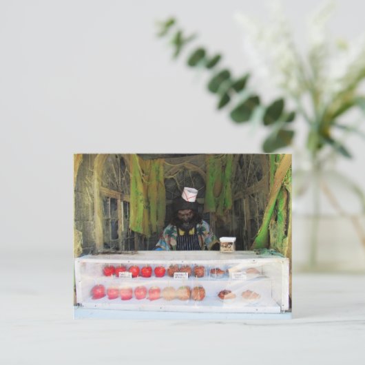 Postkreuzung - Werewolf / Wolfman Salesman Postkarte (Stehend Vorderseite)