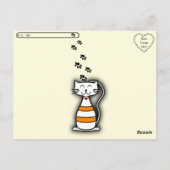 Postkreuzung - Witziges Zitat Postkarte (Rückseite)