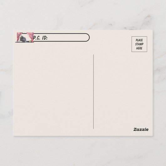 Postkreuzung - Zombie Kissing Booth Postcard Postkarte (Rückseite)