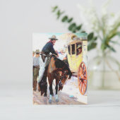 Postkutsche Postkarte (Stehend Vorderseite)