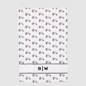 Postkutscher Golfhandtuch (Vorderseite)