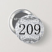 Postleitzahl 209 button (Vorne & Hinten)