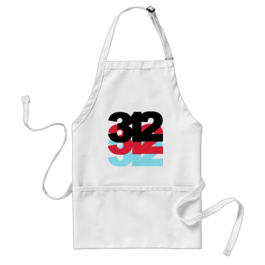 Postleitzahl 312 schürze (Vorne)