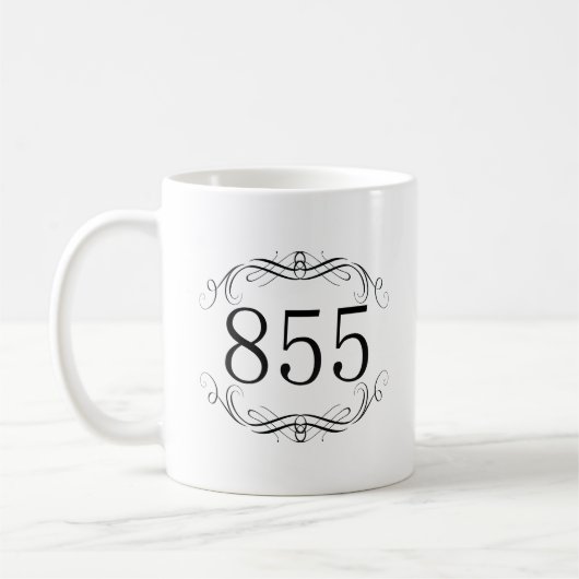 Postleitzahl 855 kaffeetasse (Links)