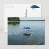 Postleitzahl Postkarte (Vorne/Hinten)