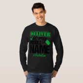 Postleitzahl Postpostalischer Postdienstmitarbeite T-Shirt (Vorne ganz)