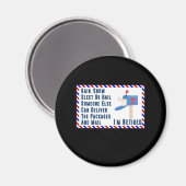 Postleitzahlbrief für das Ruhestand von Arbeitnehm Magnet (Vorderseite/Rückseite)