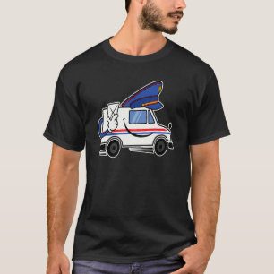 Postlieferwagen Künstlerischer Postbote Mailma T-Shirt