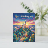 Pöstlingberg Österreich Postkarte (Stehend Vorderseite)