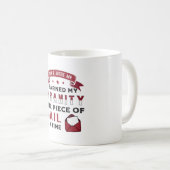 Postman Day Postman Post Job Delivery Geschenk Ide Kaffeetasse (VorderseiteRechts)