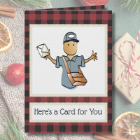 Postman Frohe Weihnachtskarte vom Kunden