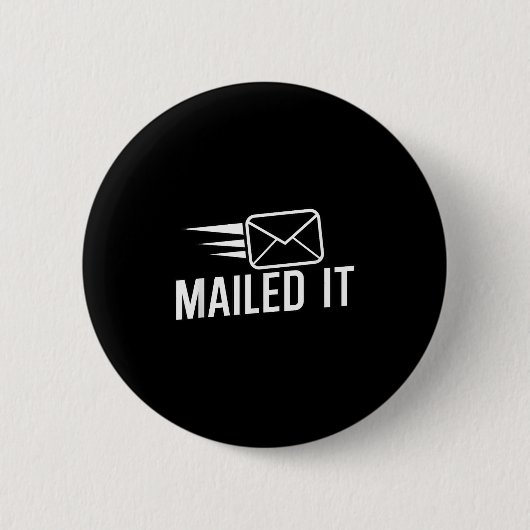 Postman-Geschenk für Postfacharbeiter Button (Vorderseite)