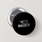 Postman-Geschenk für Postfacharbeiter Button (Vorne & Hinten)