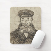 Postman Joseph Roulin (Sepia Sketch) (von van Gogh Mousepad (Mit Mouse)