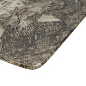 Postman Joseph Roulin (Sepia Sketch) (von van Gogh Schneidebrett (Ecke)