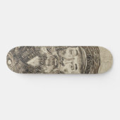 Postman Joseph Roulin (Sepia Sketch) (von van Gogh Skateboard (Horizontal)