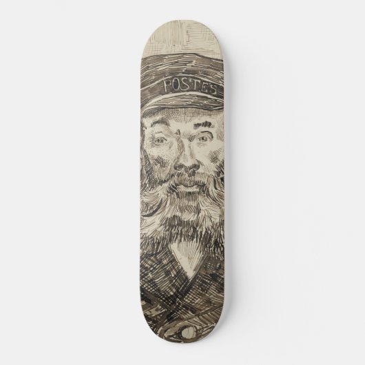 Postman Joseph Roulin (Sepia Sketch) (von van Gogh Skateboard (Vorderseite)