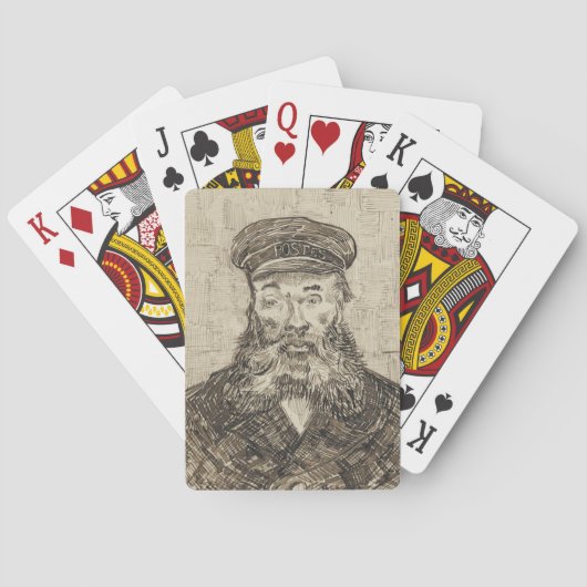 Postman Joseph Roulin (Sepia Sketch) (von van Gogh Spielkarten (Rückseite)