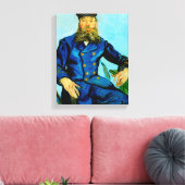 Postman Joseph Roulin | Vincent van Gogh Leinwanddruck (Insitu (Wohnzimmer))