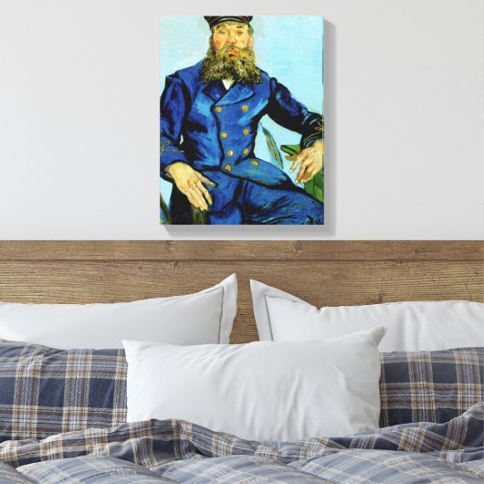 Postman Joseph Roulin | Vincent van Gogh Leinwanddruck (Insitu (Schlafzimmer))