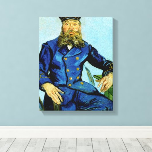 Postman Joseph Roulin | Vincent van Gogh Leinwanddruck (Insitu (Holzboden))