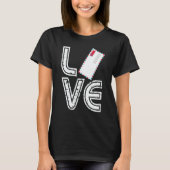 Postman Love Postal Worker Mail Carrier Letter T-Shirt (Vorderseite)