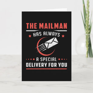 Postman Mailman Day Post Postversand Geschenk Idee Karte