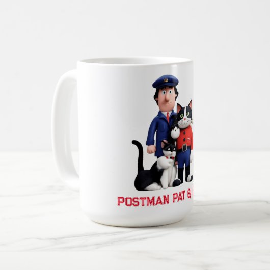 Postman Pat & Cats Kaffeetasse (Vorderseite Links)