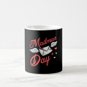 Postman Post Mailman Tag Lieferung Geschenk Idee Kaffeetasse